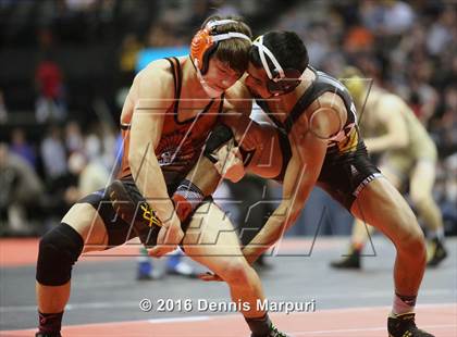 Thumbnail 3 in CHSAA State Wrestling Championships (3A Finals) photogallery.