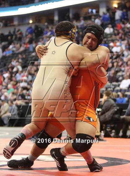 Thumbnail 3 in CHSAA State Wrestling Championships (3A Finals) photogallery.