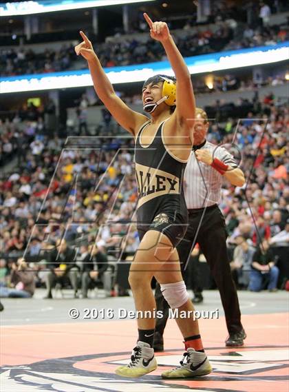 Thumbnail 3 in CHSAA State Wrestling Championships (3A Finals) photogallery.