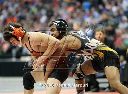 Thumbnail 3 in CHSAA State Wrestling Championships (3A Finals) photogallery.