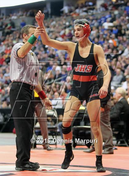Thumbnail 3 in CHSAA State Wrestling Championships (3A Finals) photogallery.