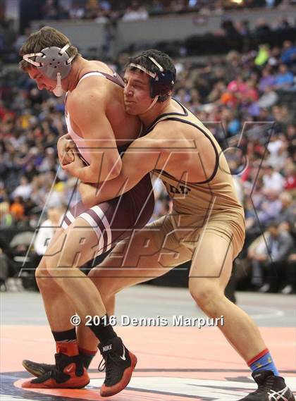 Thumbnail 1 in CHSAA State Wrestling Championships (3A Finals) photogallery.