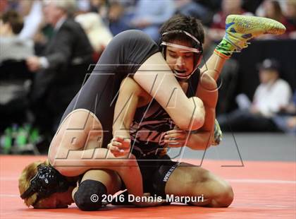 Thumbnail 2 in CHSAA State Wrestling Championships (3A Finals) photogallery.