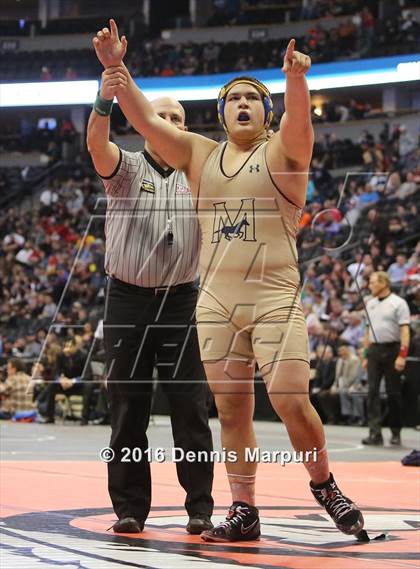 Thumbnail 3 in CHSAA State Wrestling Championships (3A Finals) photogallery.