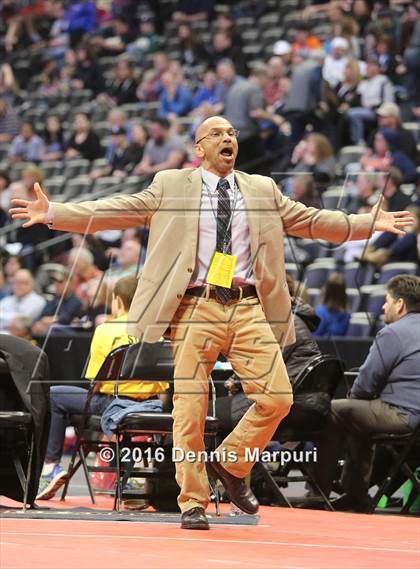Thumbnail 1 in CHSAA State Wrestling Championships (3A Finals) photogallery.