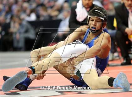 Thumbnail 1 in CHSAA State Wrestling Championships (3A Finals) photogallery.