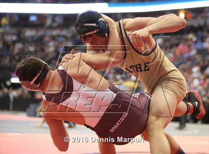 Thumbnail 3 in CHSAA State Wrestling Championships (3A Finals) photogallery.