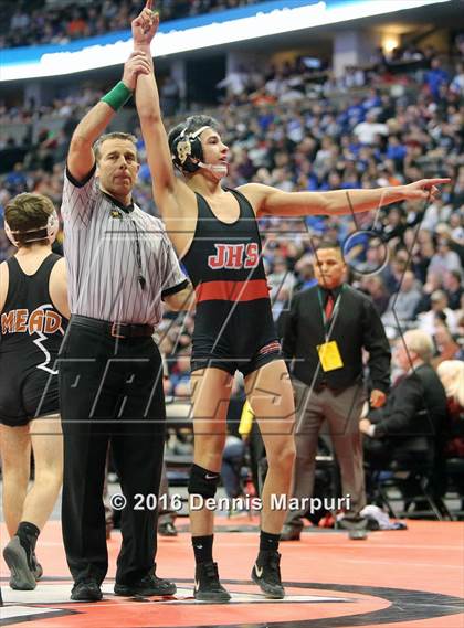 Thumbnail 1 in CHSAA State Wrestling Championships (3A Finals) photogallery.