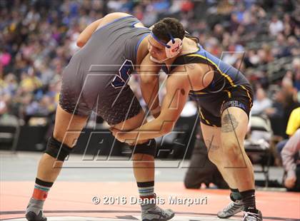 Thumbnail 1 in CHSAA State Wrestling Championships (3A Finals) photogallery.