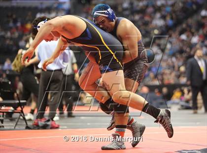 Thumbnail 2 in CHSAA State Wrestling Championships (3A Finals) photogallery.