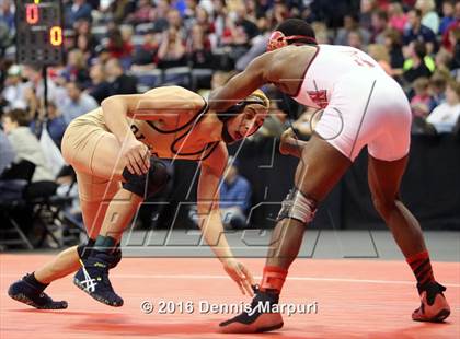 Thumbnail 3 in CHSAA State Wrestling Championships (3A Finals) photogallery.