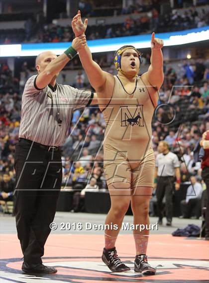 Thumbnail 2 in CHSAA State Wrestling Championships (3A Finals) photogallery.