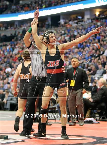 Thumbnail 2 in CHSAA State Wrestling Championships (3A Finals) photogallery.