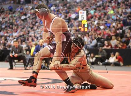 Thumbnail 2 in CHSAA State Wrestling Championships (3A Finals) photogallery.