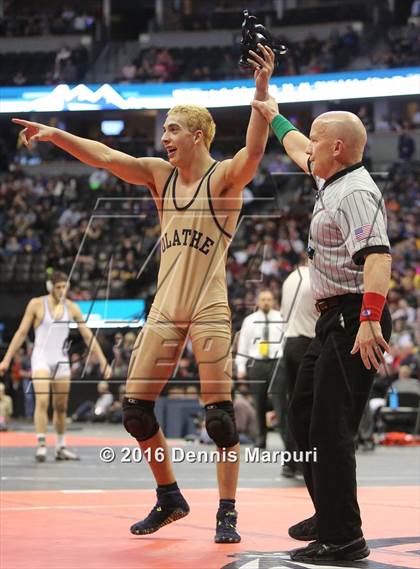 Thumbnail 2 in CHSAA State Wrestling Championships (3A Finals) photogallery.