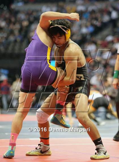 Thumbnail 3 in CHSAA State Wrestling Championships (3A Finals) photogallery.