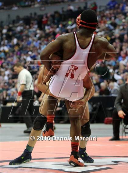 Thumbnail 2 in CHSAA State Wrestling Championships (3A Finals) photogallery.