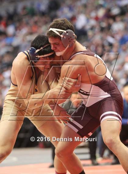 Thumbnail 3 in CHSAA State Wrestling Championships (3A Finals) photogallery.