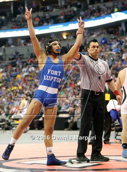 Thumbnail 3 in CHSAA State Wrestling Championships (3A Finals) photogallery.