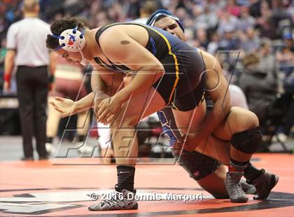 Thumbnail 1 in CHSAA State Wrestling Championships (3A Finals) photogallery.