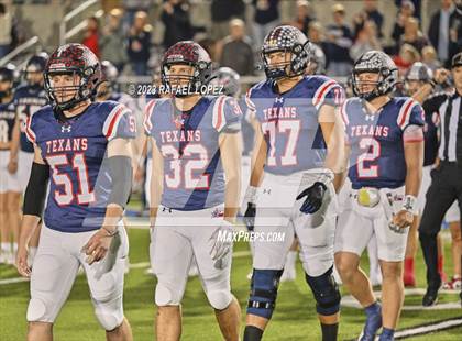 Thumbnail 3 in Wimberley vs. Bellville (UIL Football 4A D2 Semifinal) photogallery.