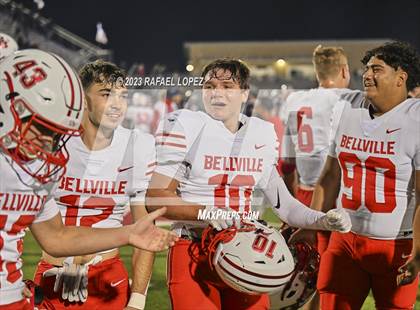 Thumbnail 3 in Wimberley vs. Bellville (UIL Football 4A D2 Semifinal) photogallery.