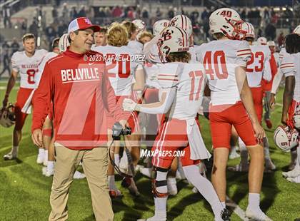 Thumbnail 3 in Wimberley vs. Bellville (UIL Football 4A D2 Semifinal) photogallery.