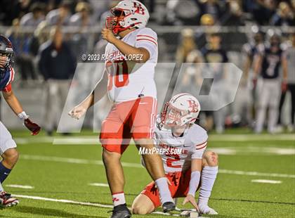 Thumbnail 3 in Wimberley vs. Bellville (UIL Football 4A D2 Semifinal) photogallery.