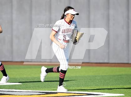 Thumbnail 3 in Greenville vs. Wills Point (Royse City Softball Tournament) photogallery.