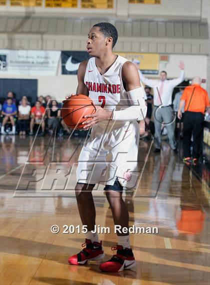 Thumbnail 2 in High Point Christian Academy vs. Chaminade (City of Palms Classic) photogallery.