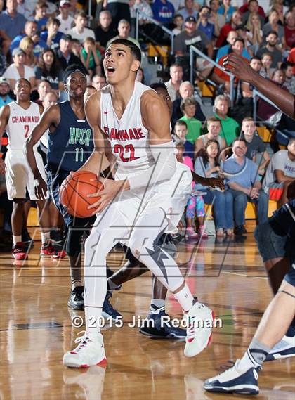Thumbnail 2 in High Point Christian Academy vs. Chaminade (City of Palms Classic) photogallery.