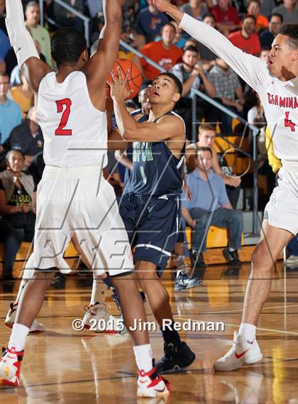 Thumbnail 1 in High Point Christian Academy vs. Chaminade (City of Palms Classic) photogallery.