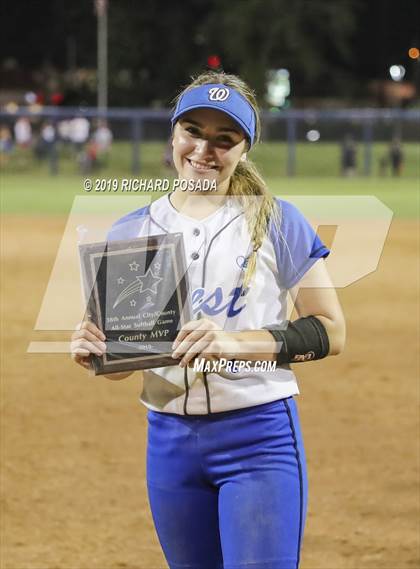 Thumbnail 2 in City vs. County Softball All-Star Game photogallery.