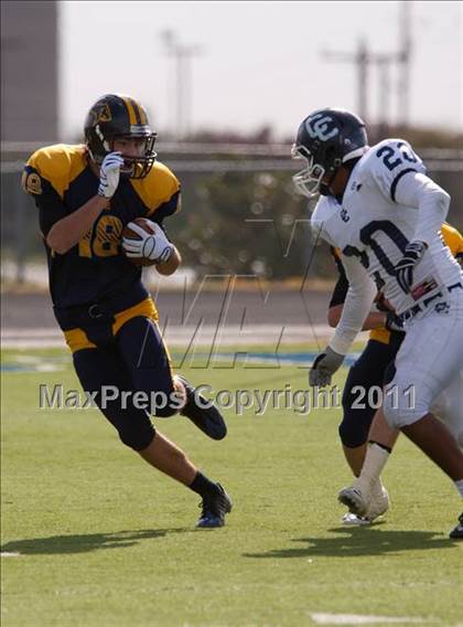 Thumbnail 3 in Central Catholic @ Prestonwood Christian (TAPPS Div 1 Bi-District Playoff) photogallery.