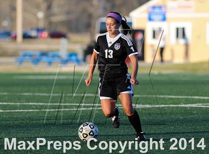 Thumbnail 3 in Parkway South vs. Blue Valley Northwest (St. Louis Soccer Classic) photogallery.