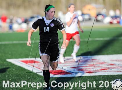 Thumbnail 3 in Parkway South vs. Blue Valley Northwest (St. Louis Soccer Classic) photogallery.