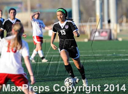 Thumbnail 2 in Parkway South vs. Blue Valley Northwest (St. Louis Soccer Classic) photogallery.