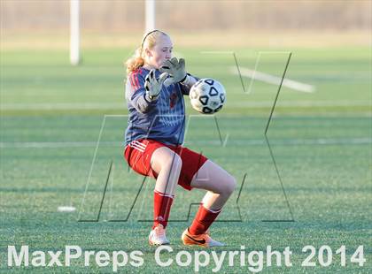 Thumbnail 2 in Parkway South vs. Blue Valley Northwest (St. Louis Soccer Classic) photogallery.
