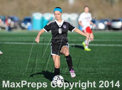 Thumbnail 2 in Parkway South vs. Blue Valley Northwest (St. Louis Soccer Classic) photogallery.