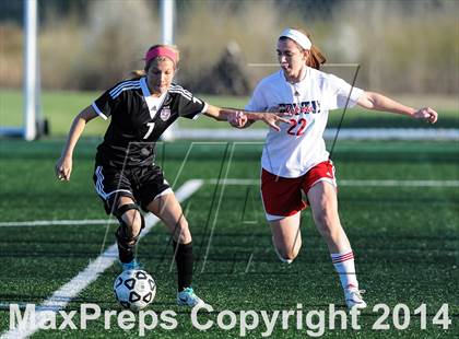 Thumbnail 3 in Parkway South vs. Blue Valley Northwest (St. Louis Soccer Classic) photogallery.
