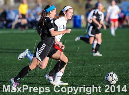 Thumbnail 3 in Parkway South vs. Blue Valley Northwest (St. Louis Soccer Classic) photogallery.