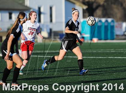Thumbnail 1 in Parkway South vs. Blue Valley Northwest (St. Louis Soccer Classic) photogallery.