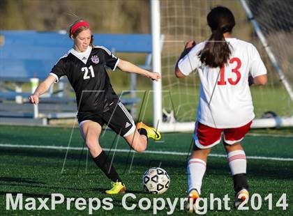 Thumbnail 1 in Parkway South vs. Blue Valley Northwest (St. Louis Soccer Classic) photogallery.