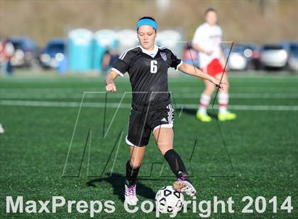 Thumbnail 3 in Parkway South vs. Blue Valley Northwest (St. Louis Soccer Classic) photogallery.