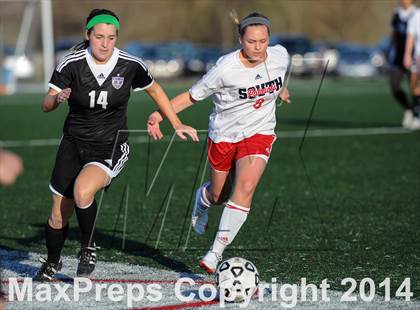 Thumbnail 1 in Parkway South vs. Blue Valley Northwest (St. Louis Soccer Classic) photogallery.