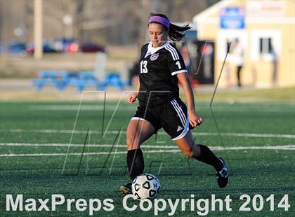 Thumbnail 1 in Parkway South vs. Blue Valley Northwest (St. Louis Soccer Classic) photogallery.