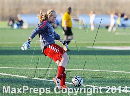Thumbnail 2 in Parkway South vs. Blue Valley Northwest (St. Louis Soccer Classic) photogallery.