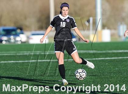 Thumbnail 2 in Parkway South vs. Blue Valley Northwest (St. Louis Soccer Classic) photogallery.