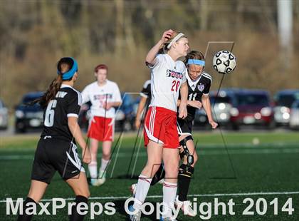 Thumbnail 2 in Parkway South vs. Blue Valley Northwest (St. Louis Soccer Classic) photogallery.
