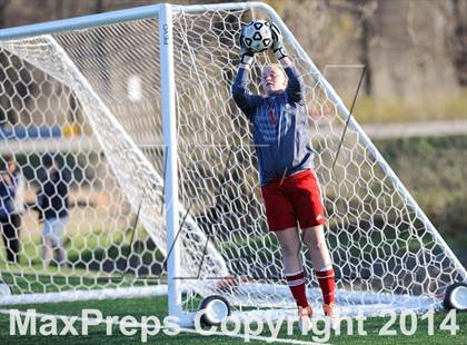 Thumbnail 2 in Parkway South vs. Blue Valley Northwest (St. Louis Soccer Classic) photogallery.